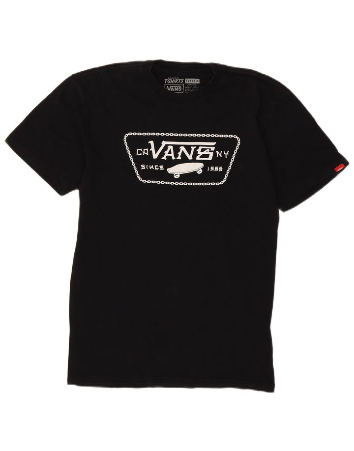 Camiseta Vans Masculina Classic Fit Graphic Top Médio Algodão Preto