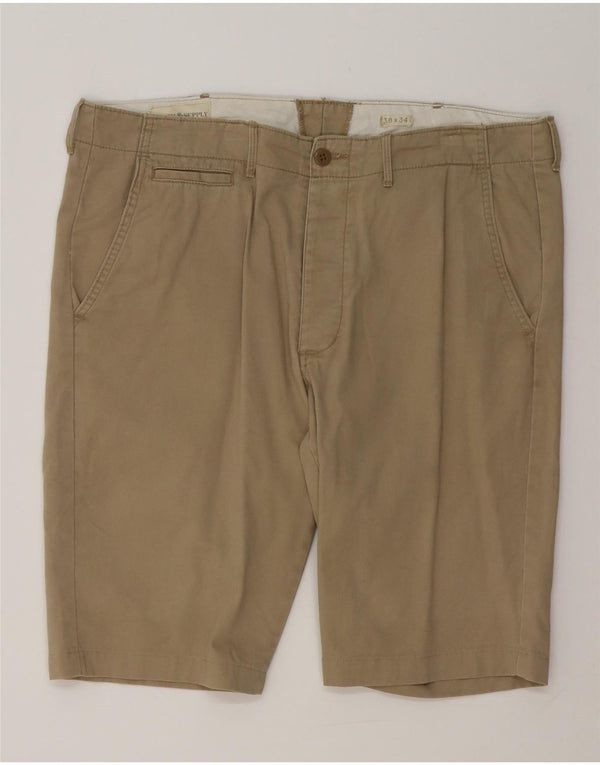 Ralph Lauren Mens Chino Shorts W36 Grande Algodão Bege