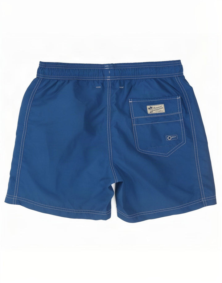 Shorts de natação masculino Marks & Spencer poliéster azul médio