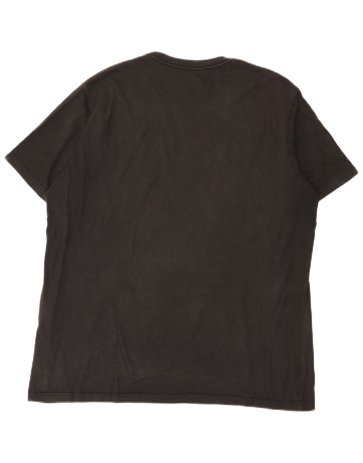 Camiseta masculina padrão Levi's Top grande de algodão preto