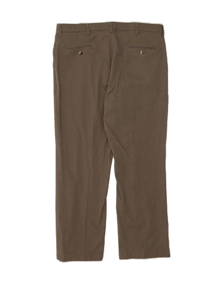 WRANGLER Mens Straight Chino Trousers W38 L30 Grey Cotton Vintage Wrangler and Second-Hand Wrangler from Messina Hembry 
