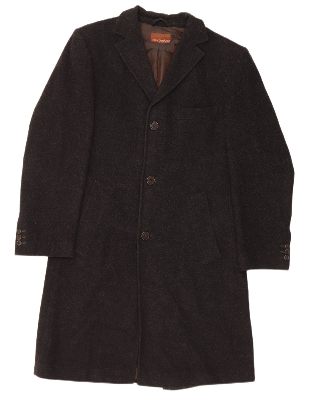 Sobretudo masculino Marks & Spencer Reino Unido 36 lã cinza pequena