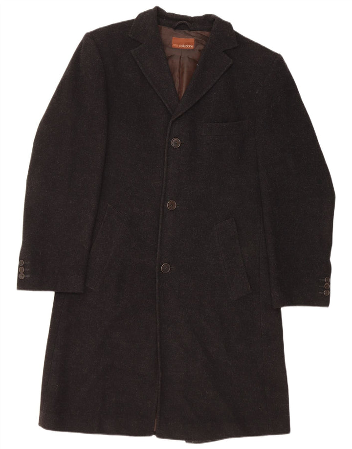 Sobretudo masculino Marks & Spencer Reino Unido 36 lã cinza pequena