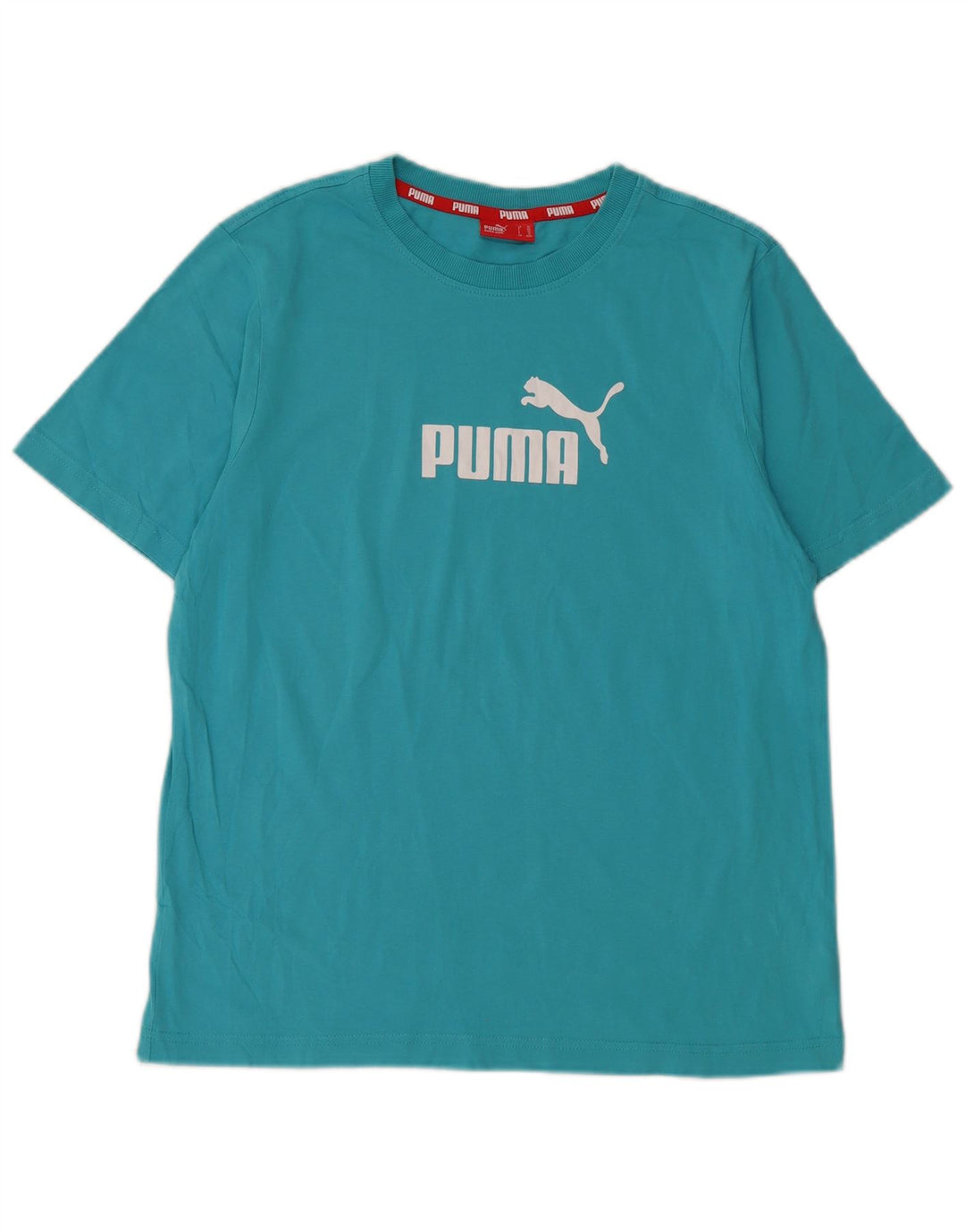 Camiseta PUMA Meninos Graphic 13-14 Anos Azul Algodão