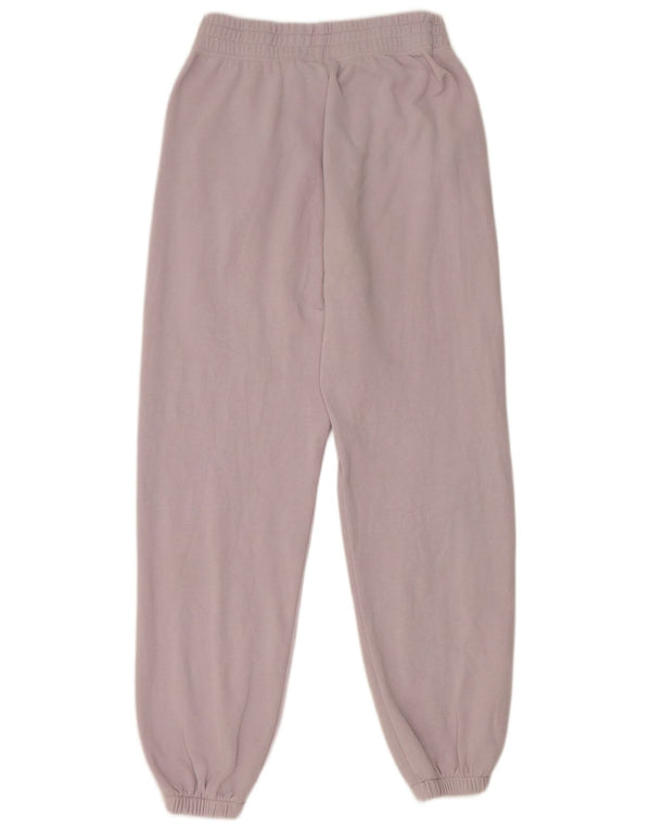 Calça de treino feminina Nike Joggers UK 10 pequeno roxo algodão