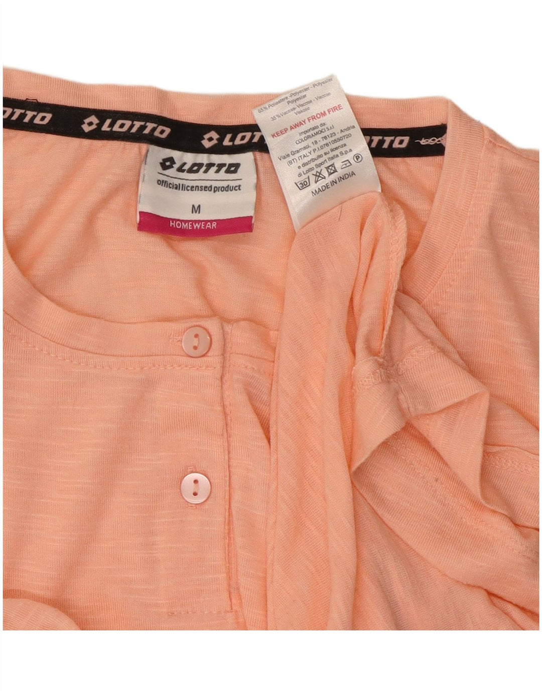 Camiseta feminina gráfica Lotto UK 14 poliéster rosa médio