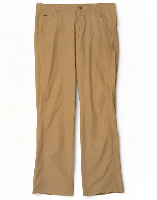 Trussardi Mens Straight Chino Calças IT 52 XL W38 L35 Algodão Bege