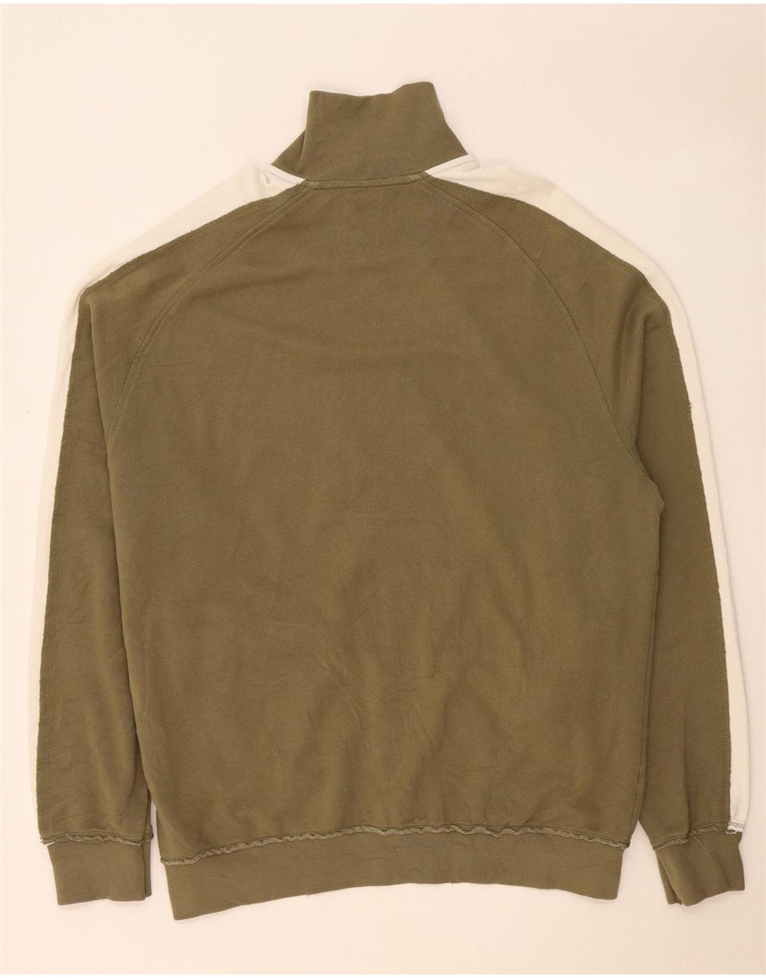 Puma Mens Graphic Tracksuit Top Jaqueta 2XL Cáqui Colourblock Algodão