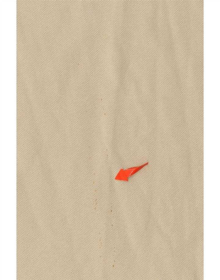 Camisa polo masculina de manga comprida KAPPA grande algodão bege