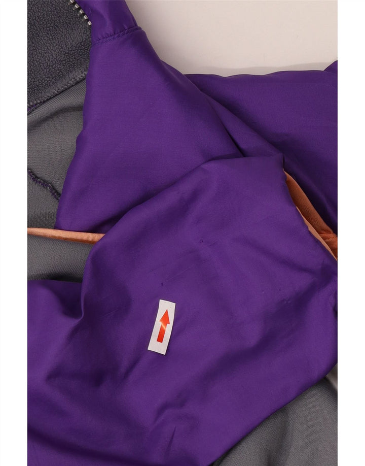 Jaqueta masculina Castelli de poliéster roxo pequeno Colourblock