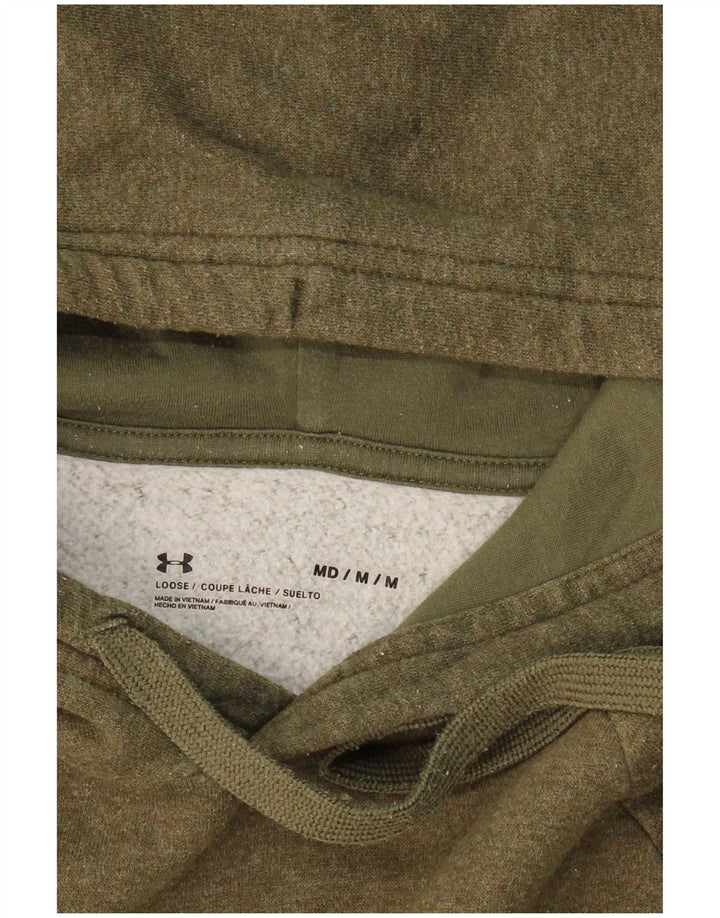 UNDER ARMOUR Mens moletom com capuz médio cáqui