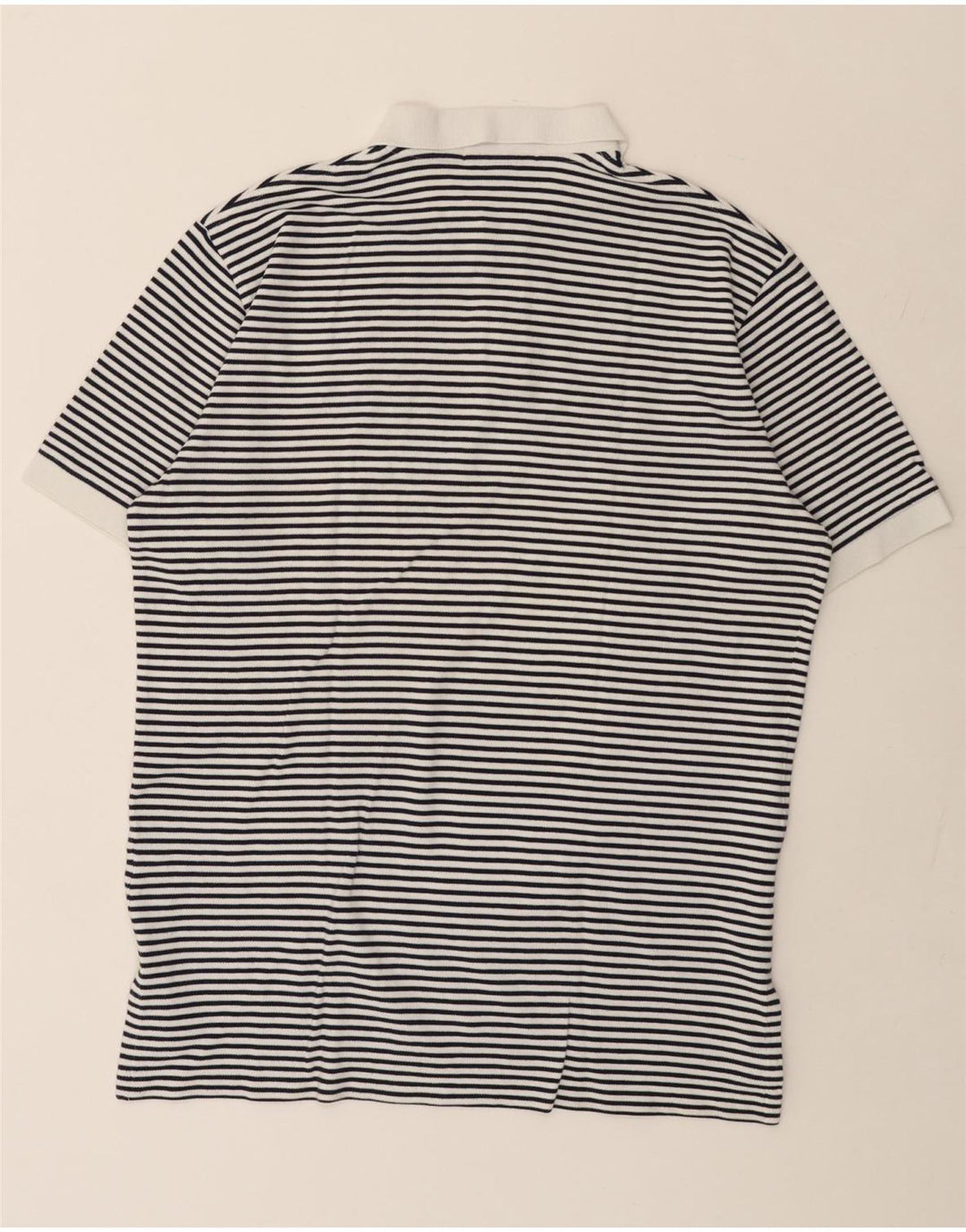 Camisa polo masculina POLO RALPH LAUREN grande algodão listrado branco