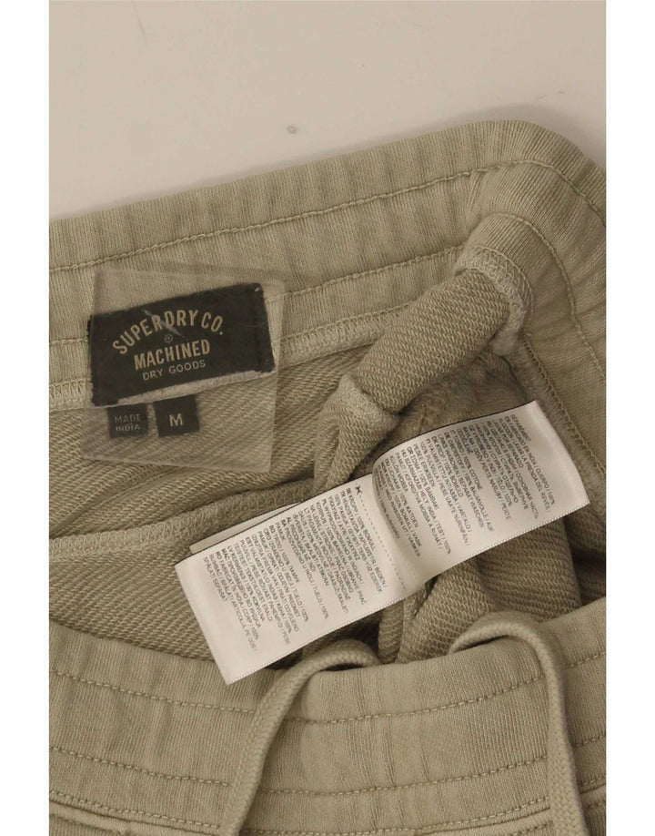 Superdry Mens Cargo Sport Shorts Médio Algodão Cáqui