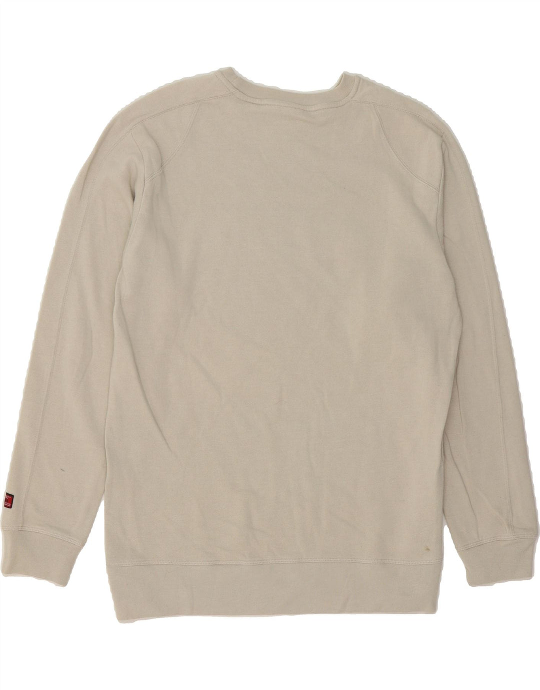 DIADORA Mens Graphic Sweatshirt Jumper Large Beige Cotton Vintage Diadora and Second-Hand Diadora from Messina Hembry 