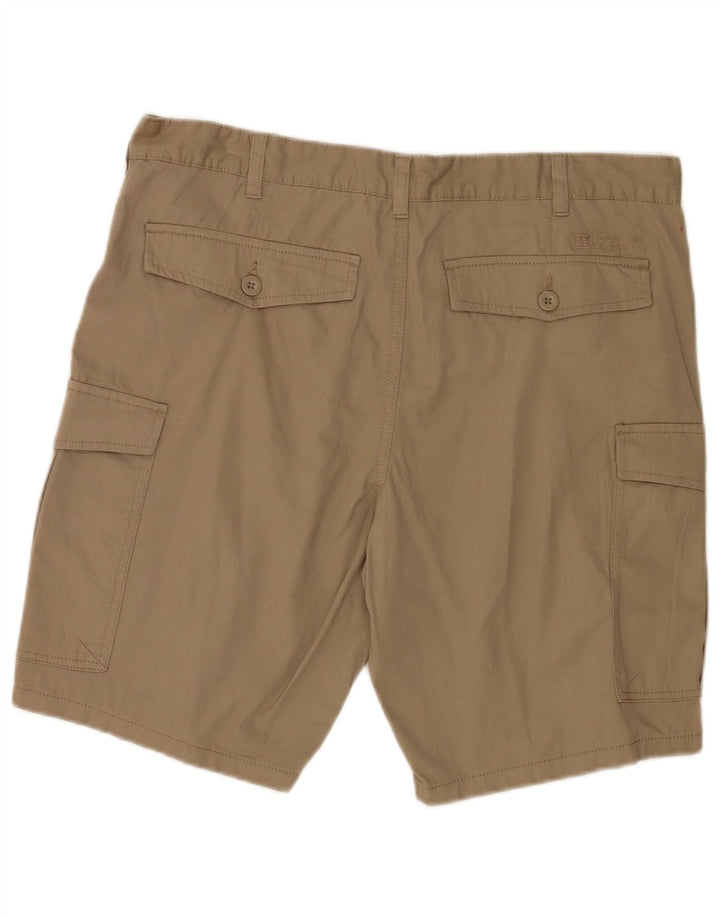 Shorts cargo masculino Mountain Warehouse W36 grande algodão bege