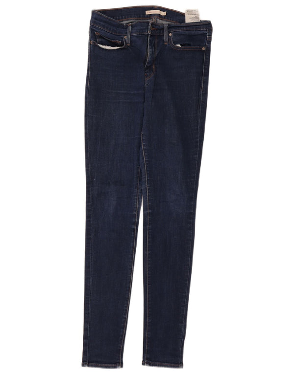 Calça jeans feminina Levi's Slimmimg Super Skinny W29 L32 azul marinho algodão
