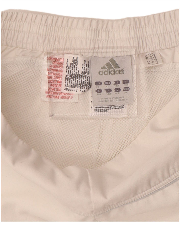 Calças de treino Capri menino ADIDAS 13-14 anos branco