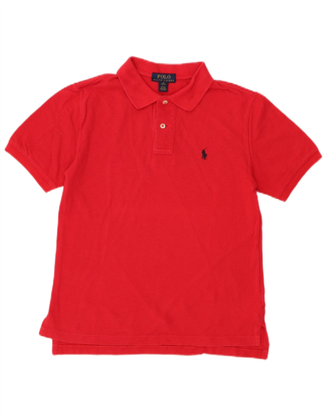Polo RALPH LAUREN 10-11 Anos Médio Algodão Vermelho
