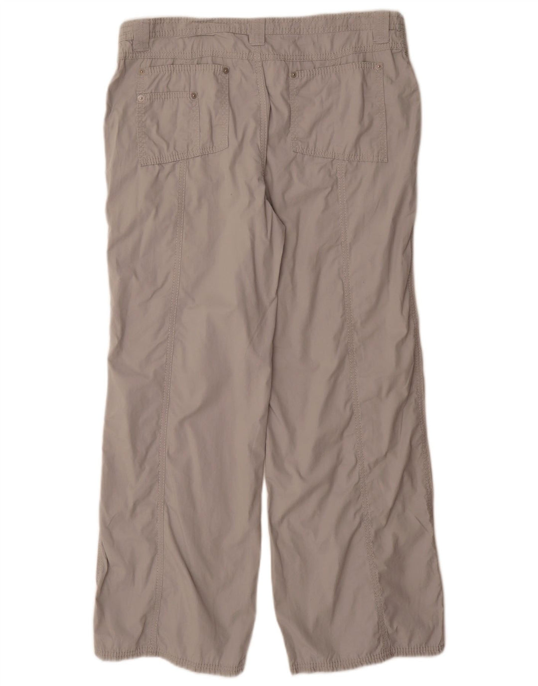 Calça cargo feminina reta Marks & Spencer Reino Unido 14 grande W34 L30 cinza