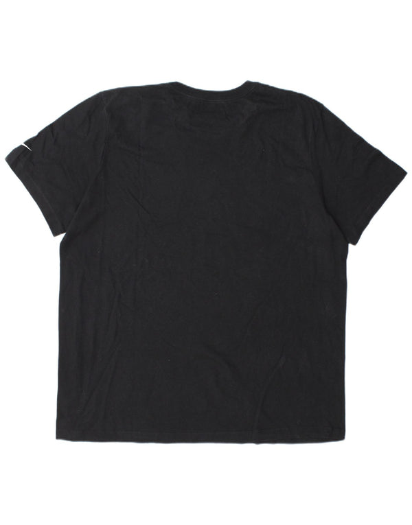 Camiseta gráfica masculina NIKE New Orleans Saints XL preto algodão