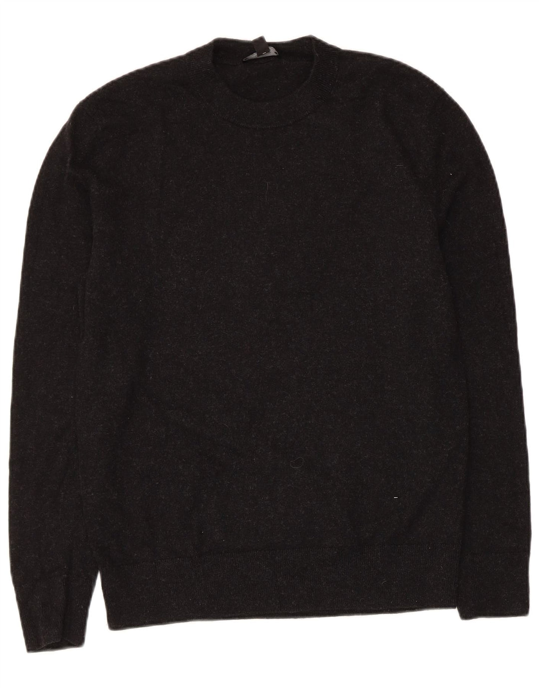 Suéter feminino Cos com gola redonda UK 10 lã preta pequena