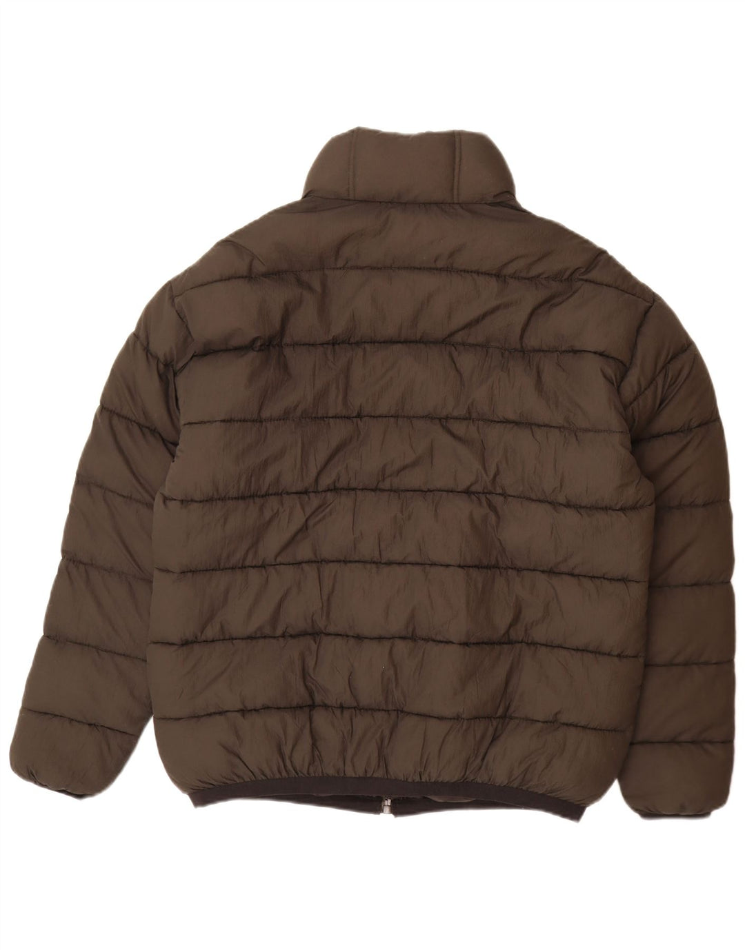 Jaqueta acolchoada masculina PIAZZA ITALIA UK 42 XL cinza nylon