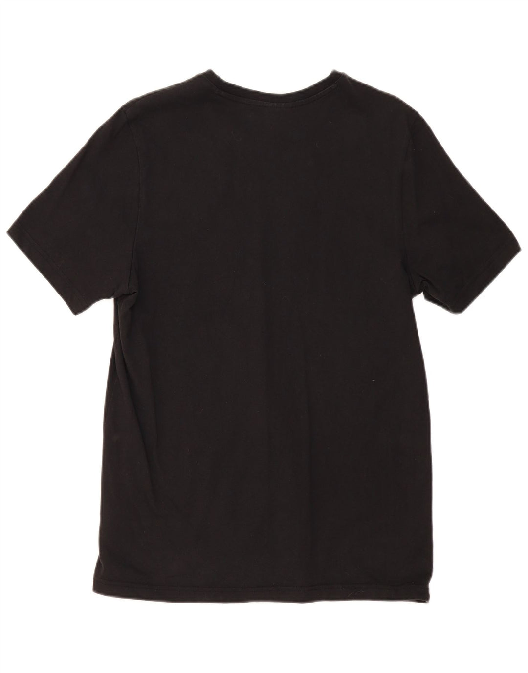 Reebok Mens Graphic T-Shirt Top Grande Algodão Preto