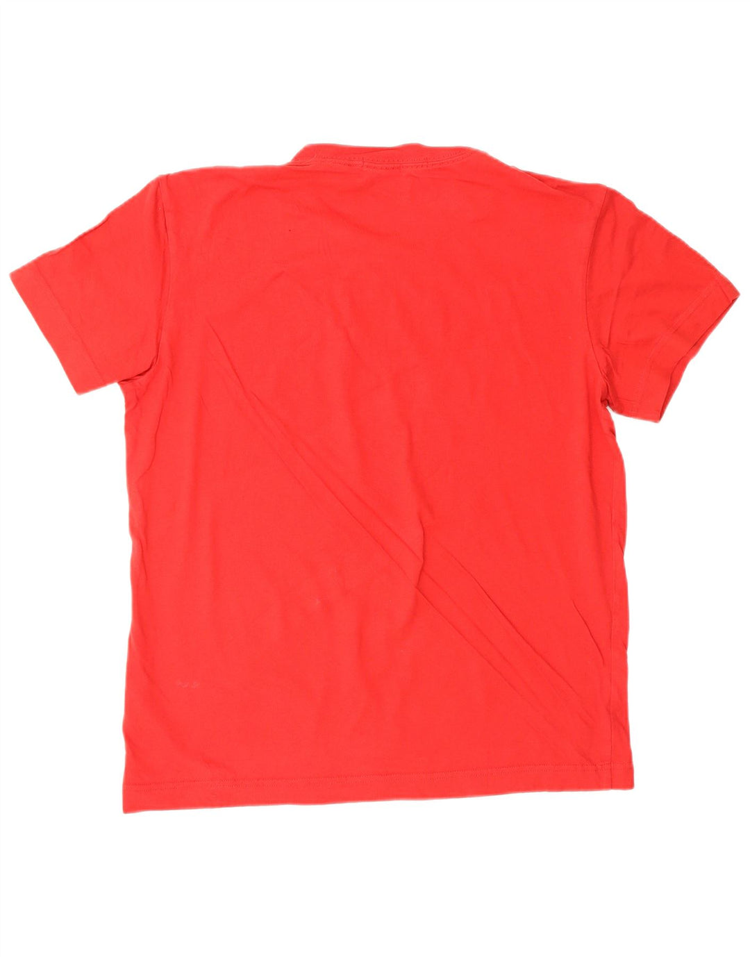 Camiseta feminina CALVIN KLEIN JEANS com estampa gráfica UK 14 algodão vermelho médio