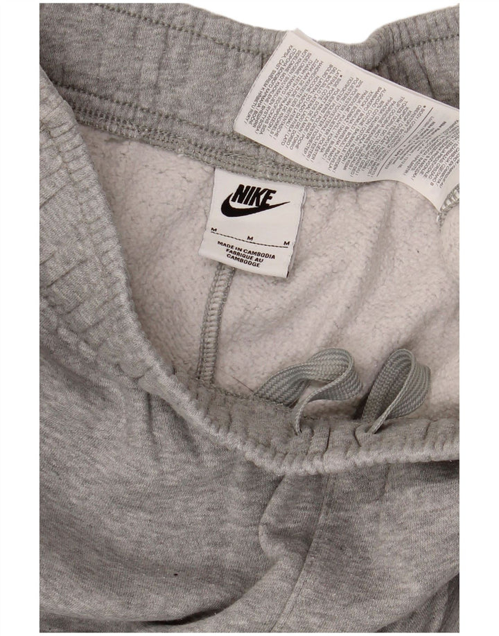 NIKE Womens Graphic Tracksuit Trousers Joggers UK 12 Medium  Grey