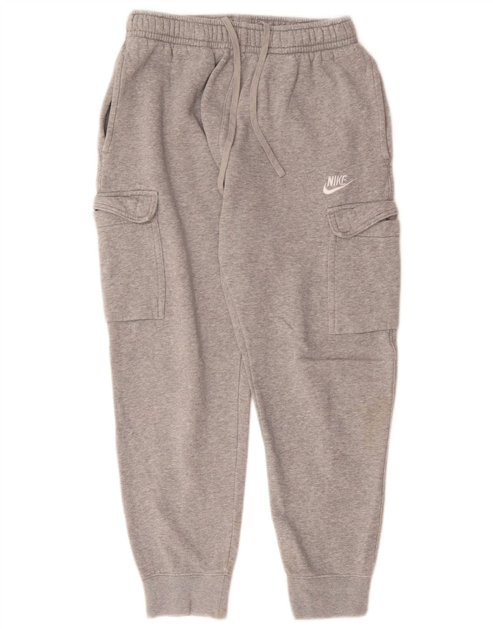Nike Mens Cargo Calças de treino Joggers Pequeno Algodão Cinza