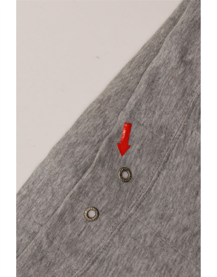 Ellesse Leggings Femininas UK 16 Grande Algodão Cinza