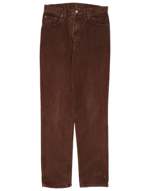 Levi's Mens 448 Straight Jeans W32 L34 Brown Cotton