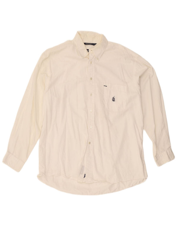 Camisa masculina Nautica XL algodão branco