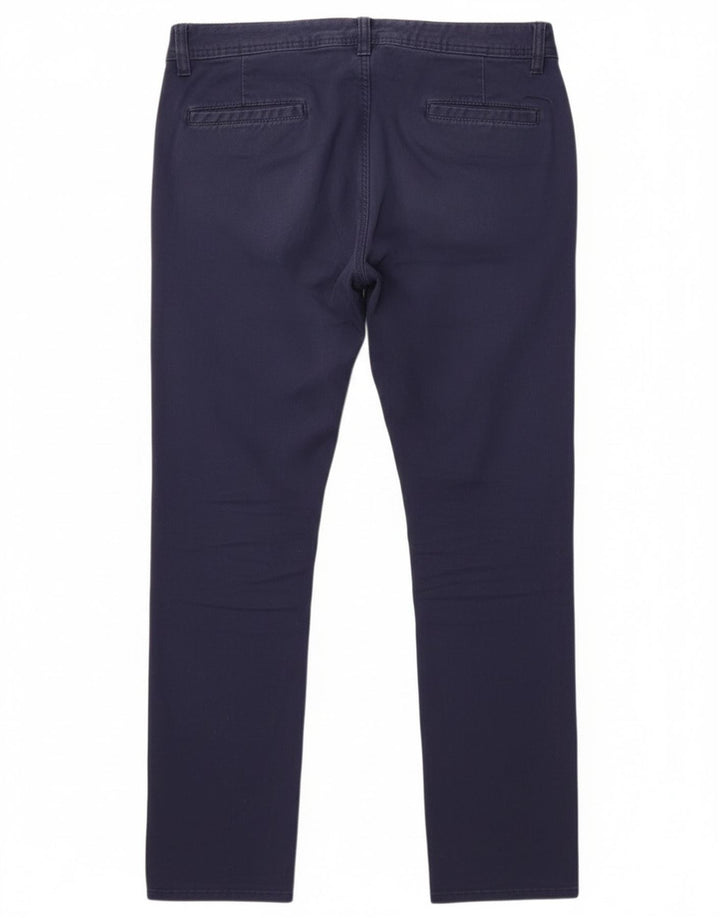 Calça Wrangler Mens Slim Chino W34 L30 Azul Marinho