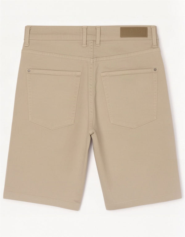 Zara Mens Casual Shorts EU 40 Médio W31 Algodão Bege