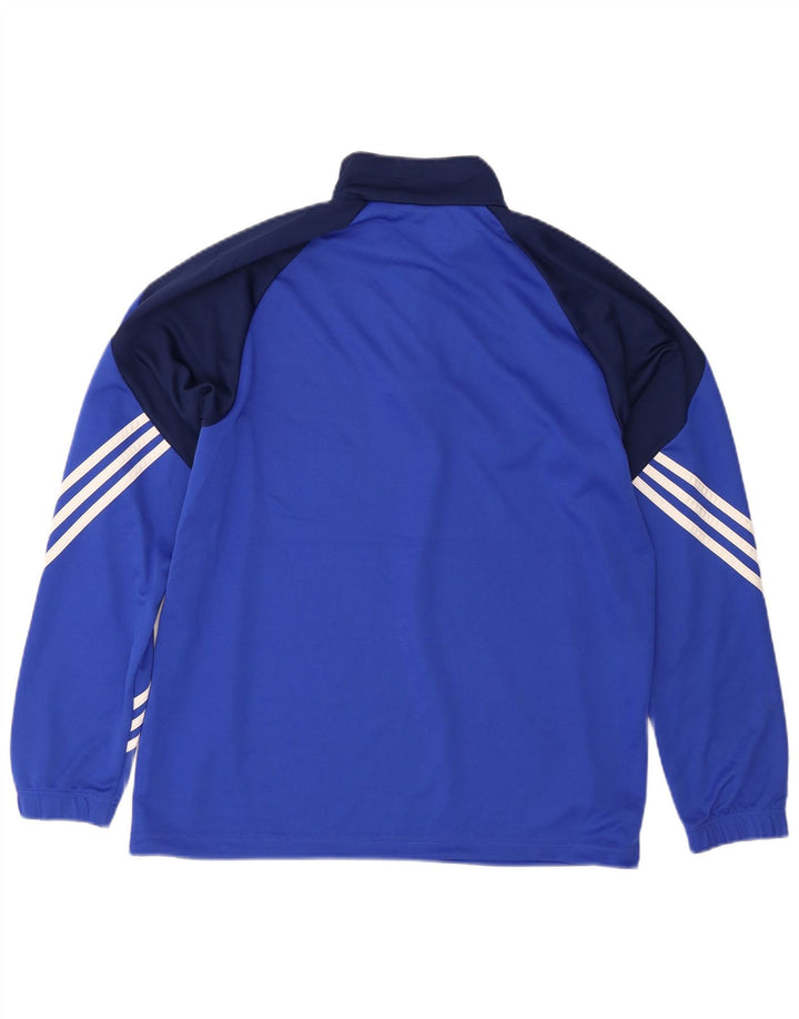 ADIDAS Mens Climalite Graphic Pullover Treino Top Grande Azul