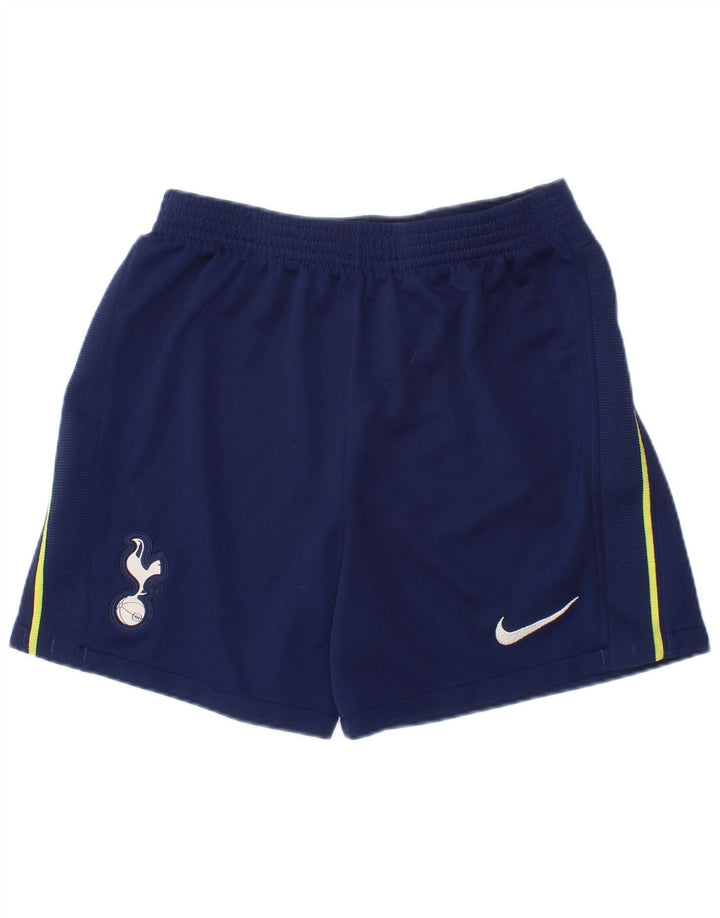 Shorts esportivos Nike Boys Tottenham Hotspur 7-8 anos azul marinho poliéster