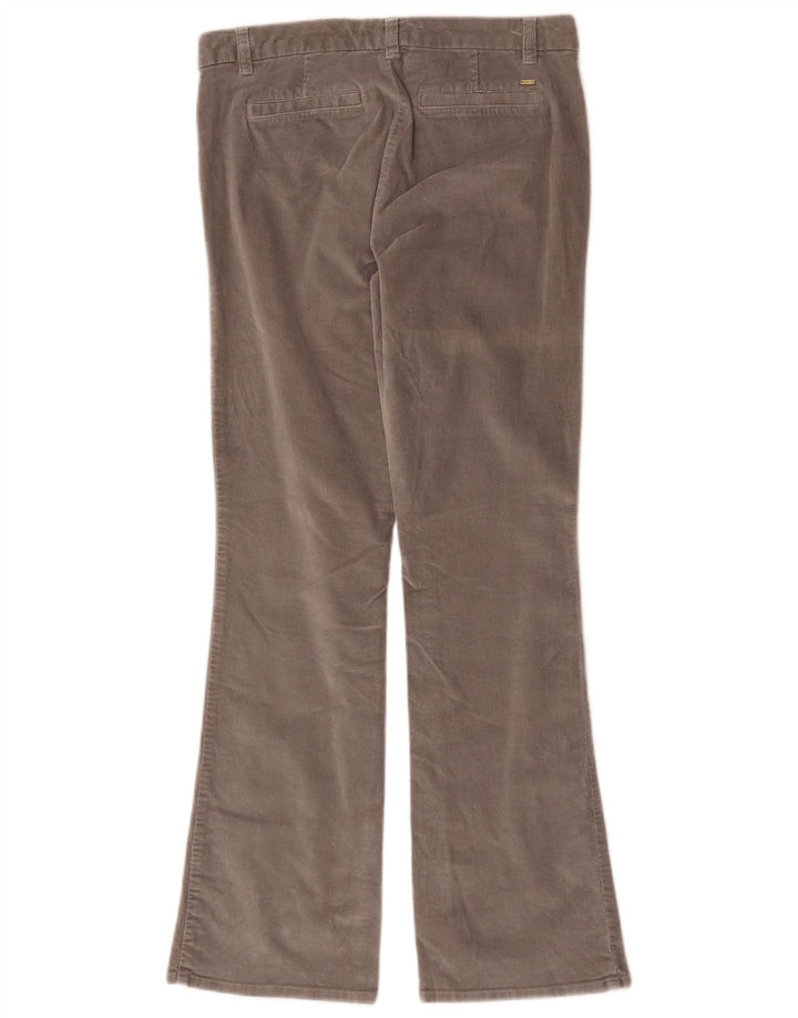 Calça feminina Tommy Hilfiger Bootcut veludo cotelê US 6 médio W32 L31 cinza