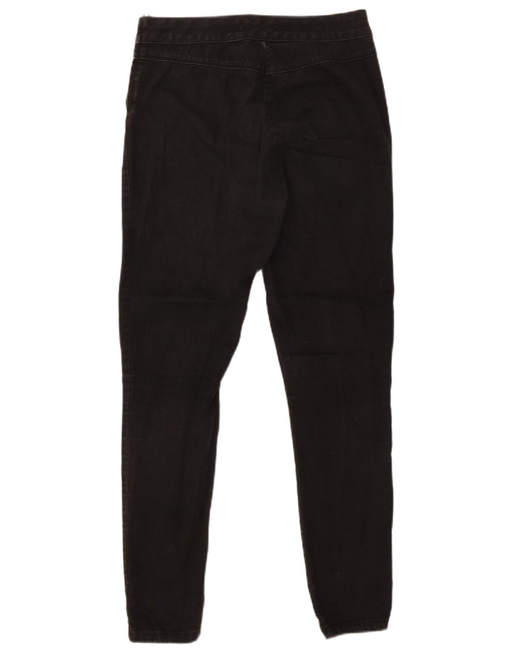 Calça jeans feminina Zara Jegging grande W30 L29 algodão preto