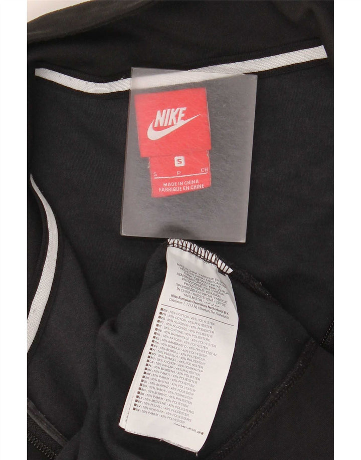 Nike Mens Treino Top Jacket Pequeno Preto Colorblock Algodão