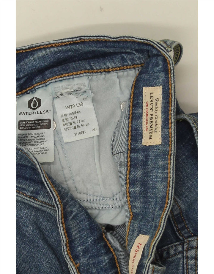 Calça jeans feminina Levi's 725 High Rise Bootcut W29 L30 Azul