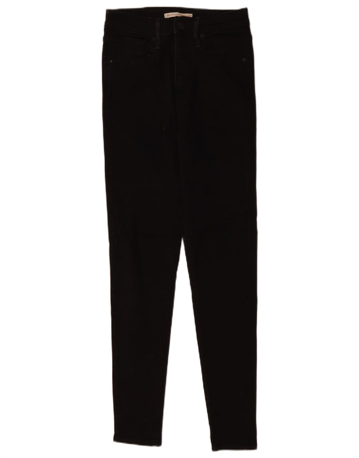 Calça jeans feminina LEVI'S Mile High Super Skinny W27 L29 algodão preto