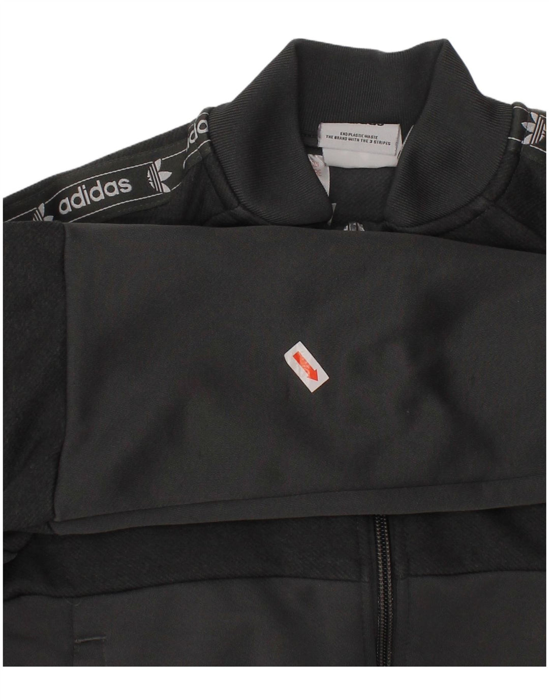 Jaqueta ADIDAS Menino Graphic Tracksuit 6-7 Anos Cinza Poliéster