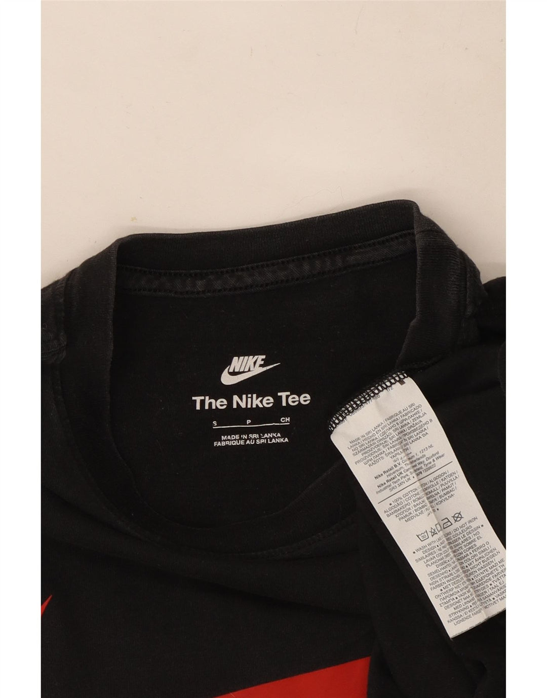 Camiseta Nike masculina gráfica top pequeno algodão preto