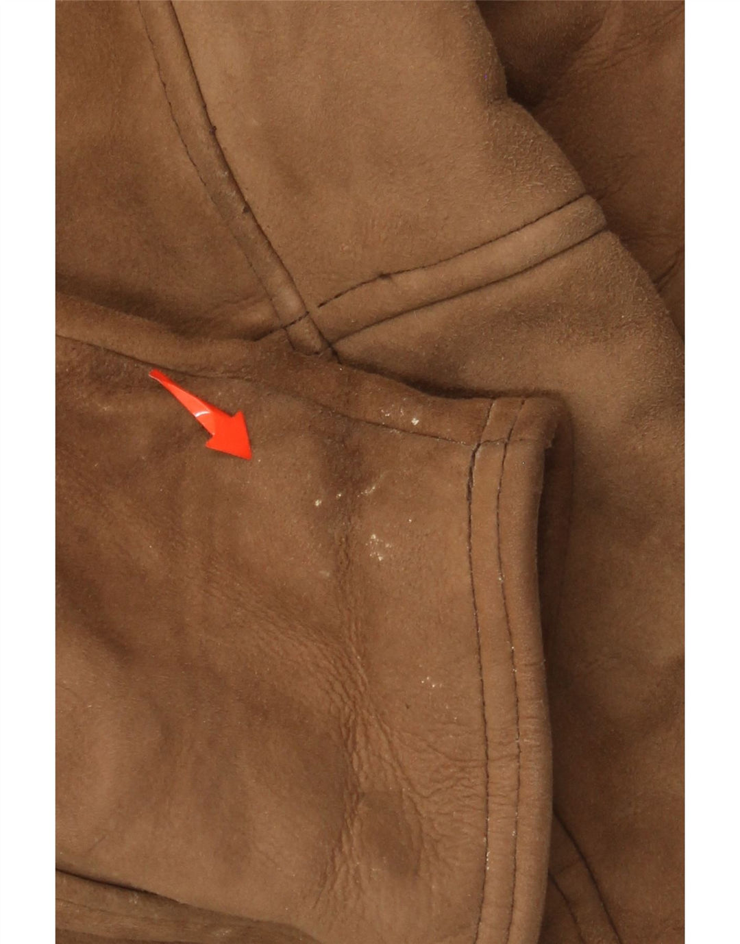 Casaco masculino vintage shearling duplo breasted IT 52 XL marrom