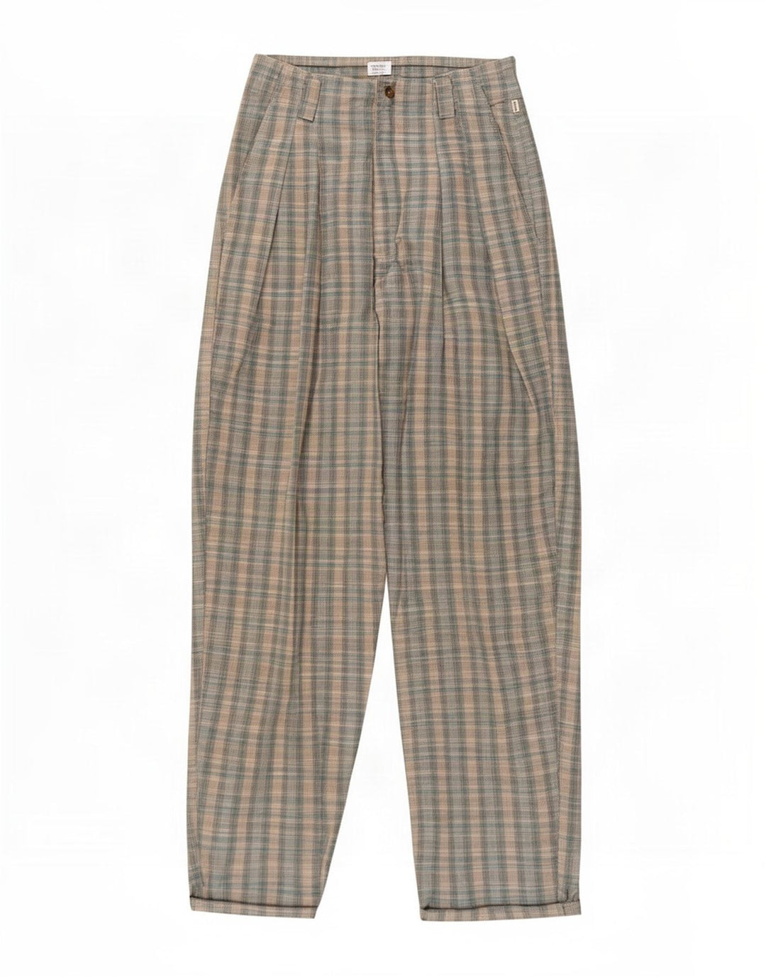 Calça Chino Feminina UFO W28 L28 Xadrez Multicolorido