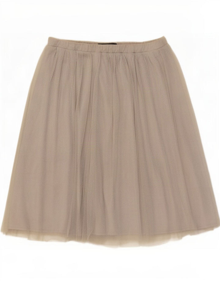 Saia feminina Zara A-Line grande W30 cinza