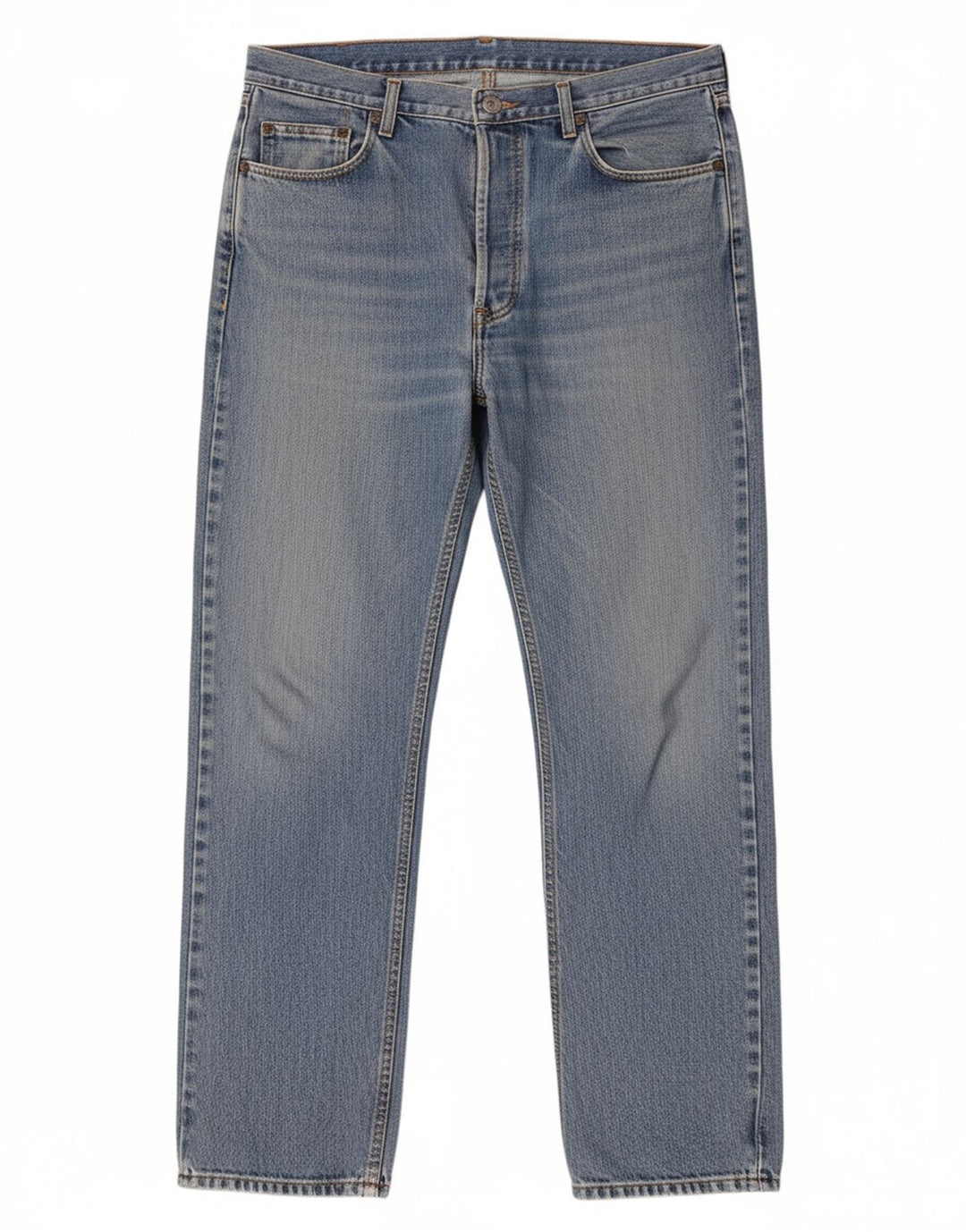 RIFLE Calça jeans reta masculina W38 L34 algodão azul