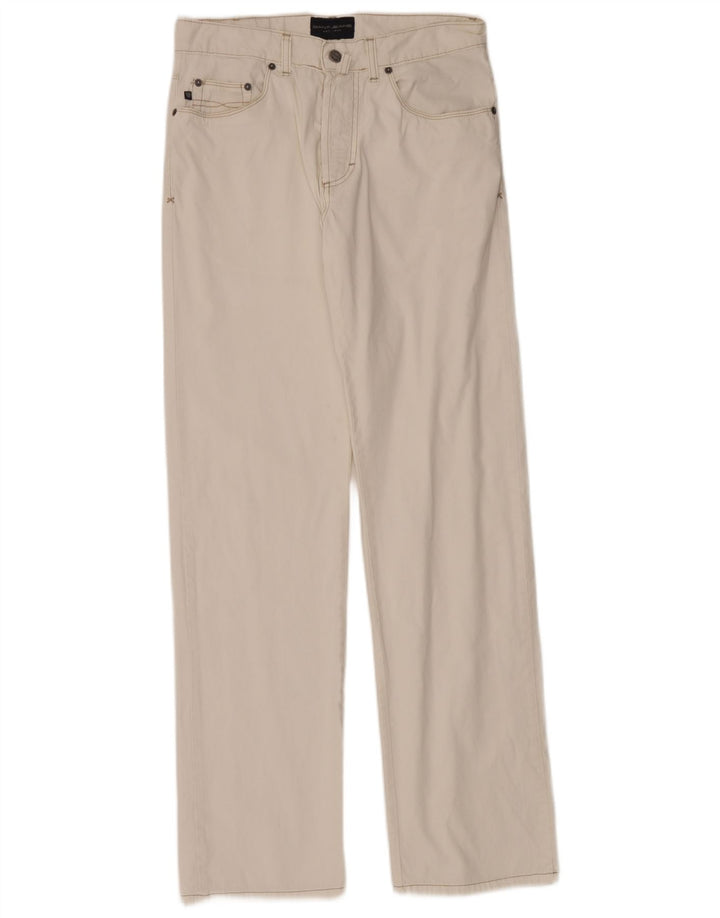 Jeans retos masculinos Gant W31 L33 algodão branco