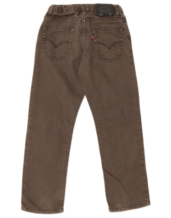 Levi's Boys 511 Slim Jeans 6-7 Anos W20 L20 Algodão Verde